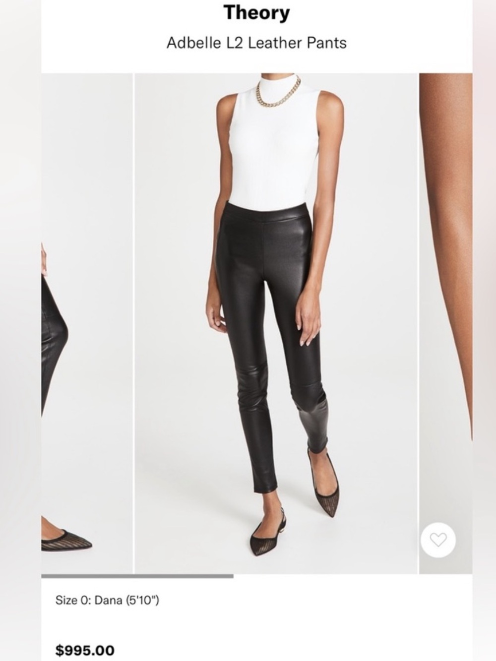 Theory Leather Pants